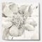 Designart - Indigold Grey Peonies III - Farmhouse Canvas Artwork